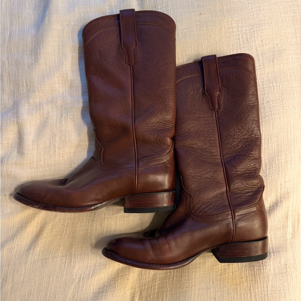 Tecovas The Harper Western Tall Brown Cowgirl Cowboy Riding Boots